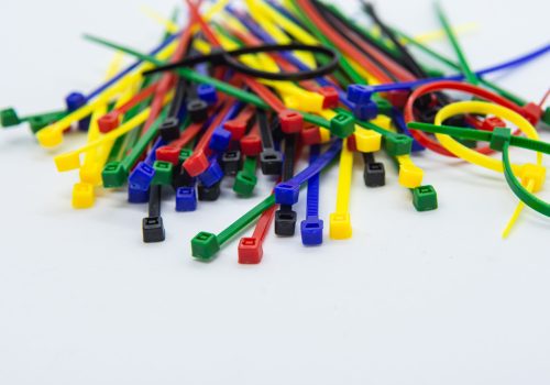 multi-colored-nylon-cable-ties-white-background